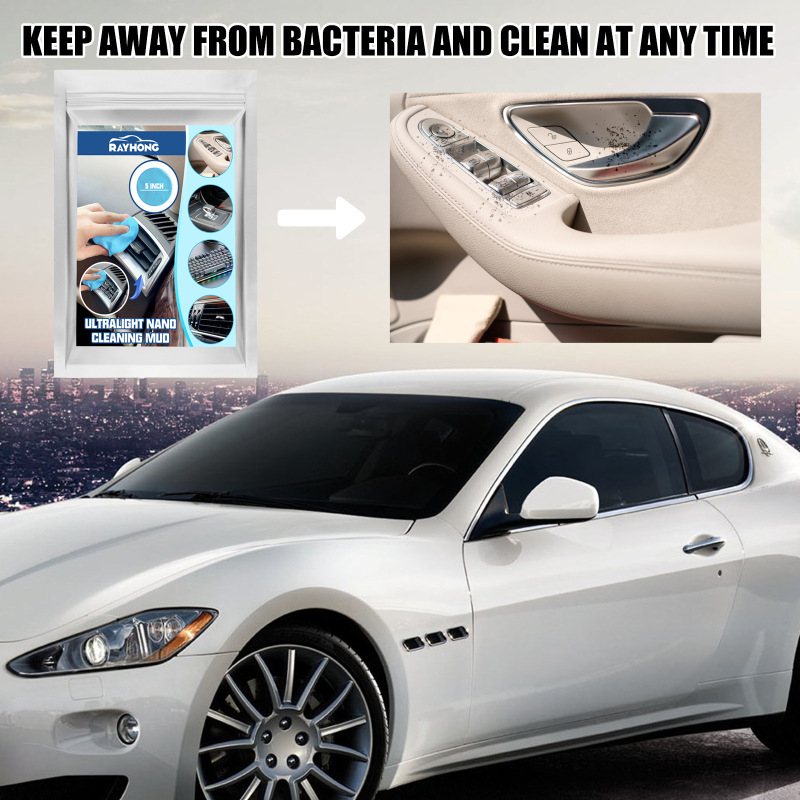 Rayhong Car Cleaning Mud, Car Interior Air Outlet Dust Gap Cleaning Multi-Functional Cleaning Mud - Image 2