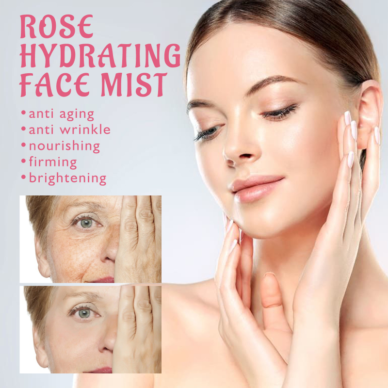 Jaysuing Rose Face Toner, Hydrating Refreshing Oil Control Fade Spots Toner - Image 4