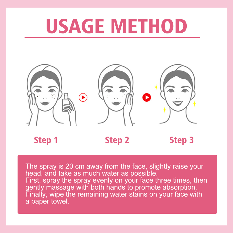 Jaysuing Rose Face Toner, Hydrating Refreshing Oil Control Fade Spots Toner - Image 6