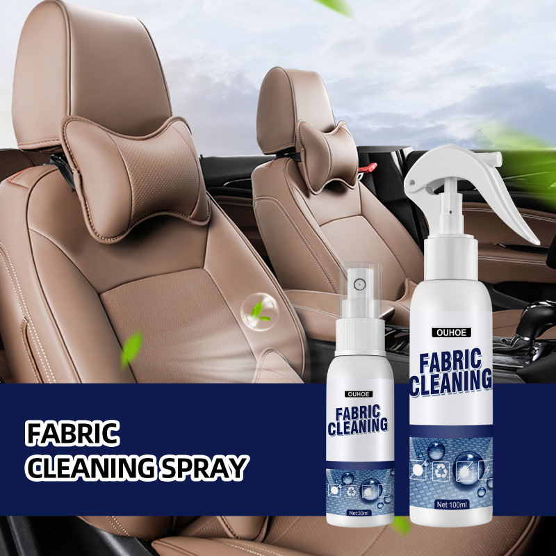 OUHOE Fabric Cleaning Spray, Car Cleaner Interior Ceiling Fabric Flannelette Seat Decontamination Cleaner - Image 5