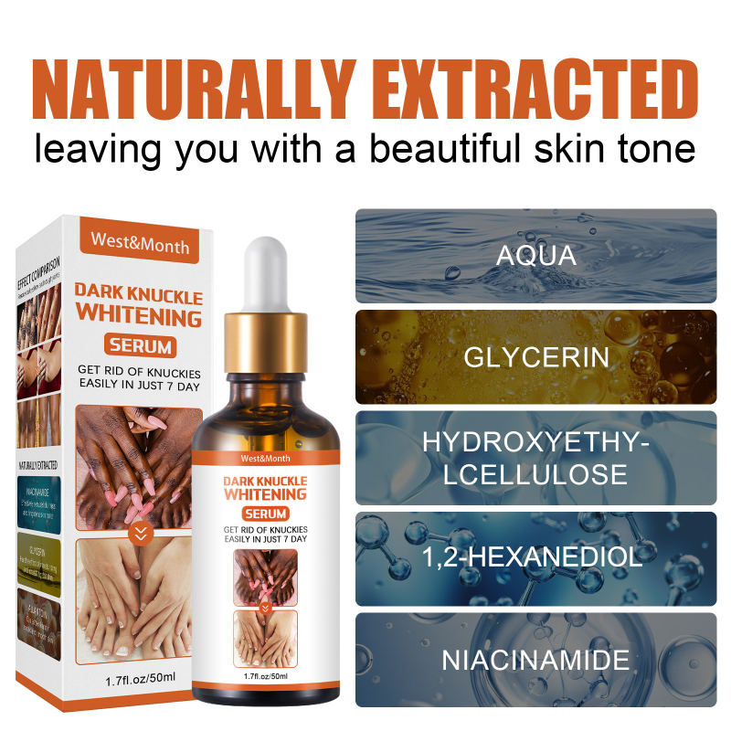 West&Month Skin Blackening Essence, Brightening Knee Ankle Horn Melanin Removing Moisturizing Essence - Image 5