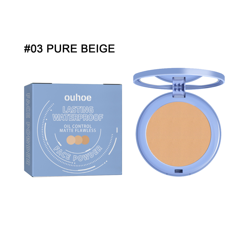 OUHOE Setting Powder, Immaculate Lasting Makeup Is Not Easy To Remove Makeup Repair Powder Natural Light Breathable Setting Powder - Image 2