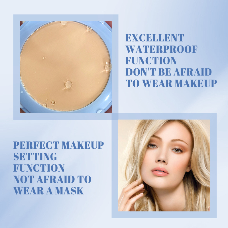 OUHOE Setting Powder, Immaculate Lasting Makeup Is Not Easy To Remove Makeup Repair Powder Natural Light Breathable Setting Powder - Image 6