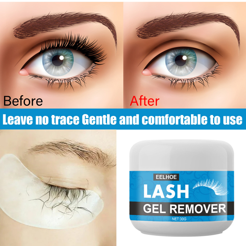 EELHOE Mascara Remover, False Eyelash Grafting Eyelash Removing Glue Removing Cream - Image 4