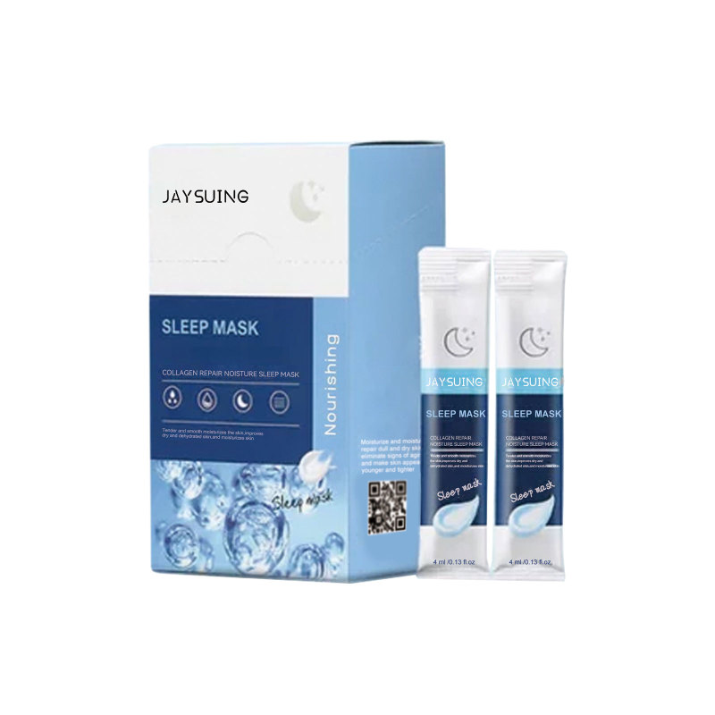 Jaysuing Collagen Protein Sleeping Mask - Hydrates Facial Skin, Moisturizes And Softens, Non-Wash-Off Facial Mask