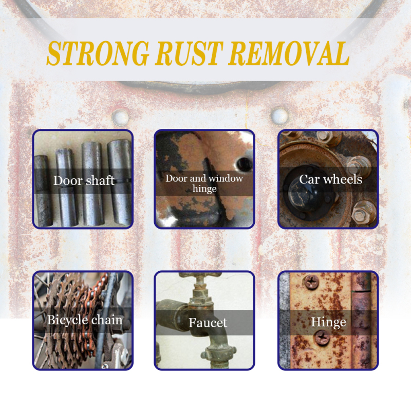 Jaysuing Metal Rust Remover, Car Wheel Rust Spray Kitchen Stainless Steel Rust Cleaning - Image 3