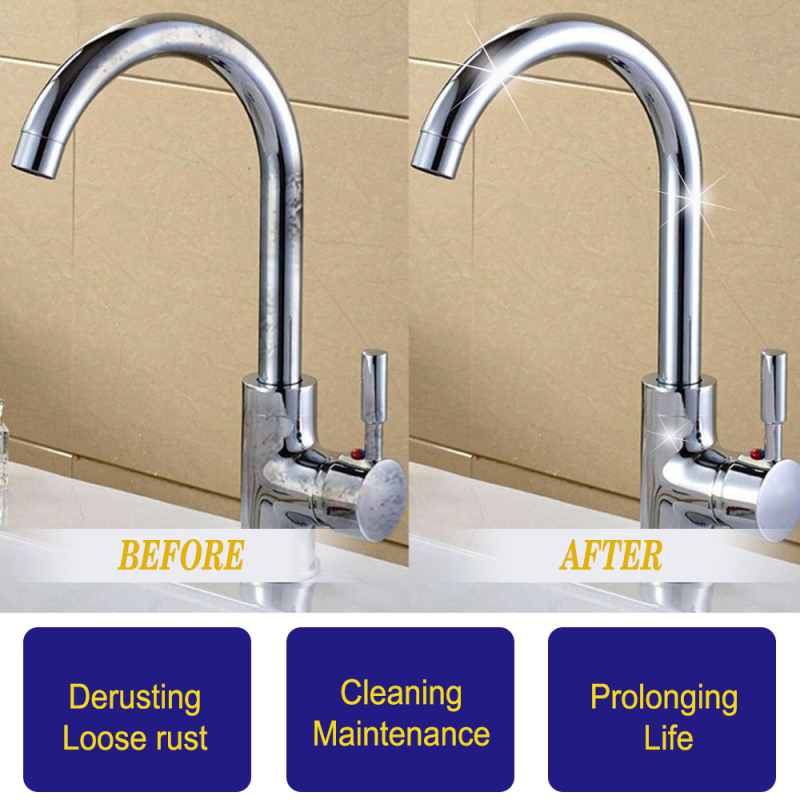 Jaysuing Metal Rust Remover, Car Wheel Rust Spray Kitchen Stainless Steel Rust Cleaning - Image 4