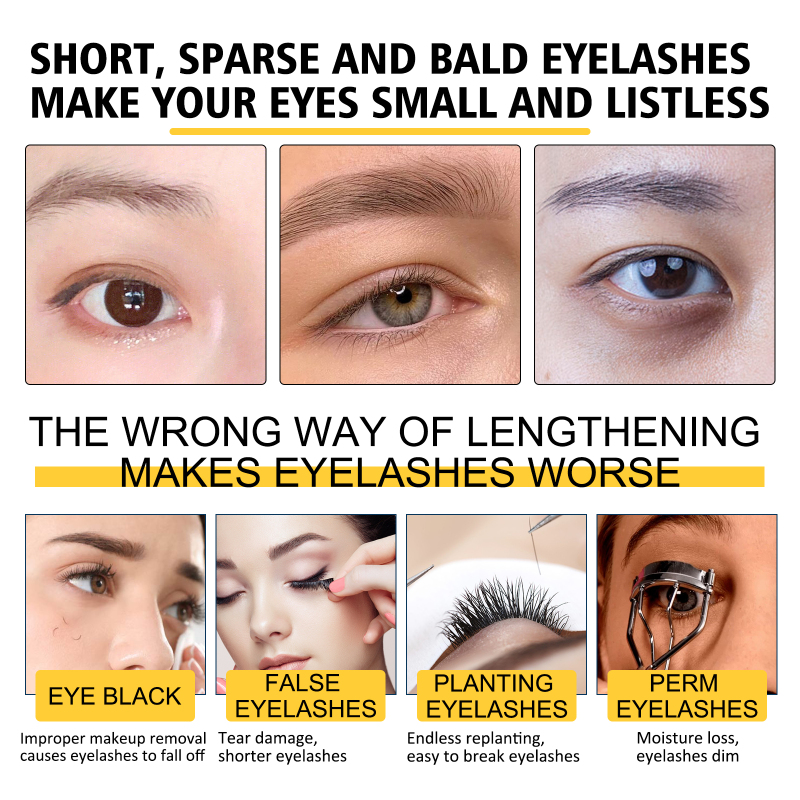 Jaysuing Mascara, Natural Beautiful Moist And Curl Eyelash Liquid - Image 3
