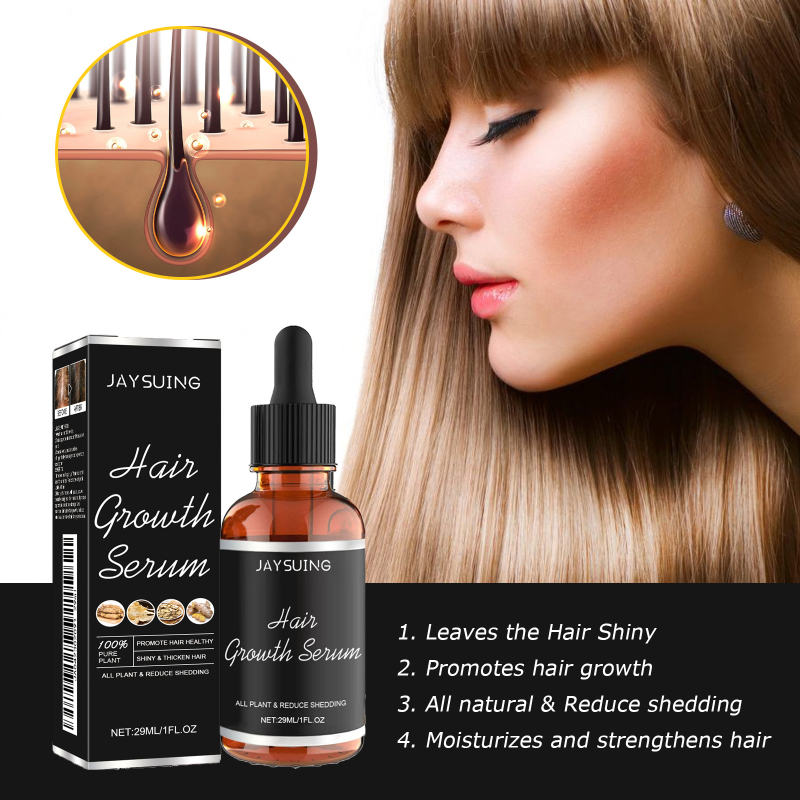 Jaysuing Hair Serum Gently Nourishes Scalp Massage For Gentle Hair Nourishing Essential Oil - Image 3