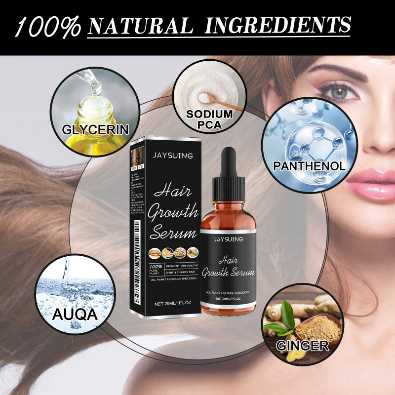 Jaysuing Hair Serum Gently Nourishes Scalp Massage For Gentle Hair Nourishing Essential Oil - Image 5