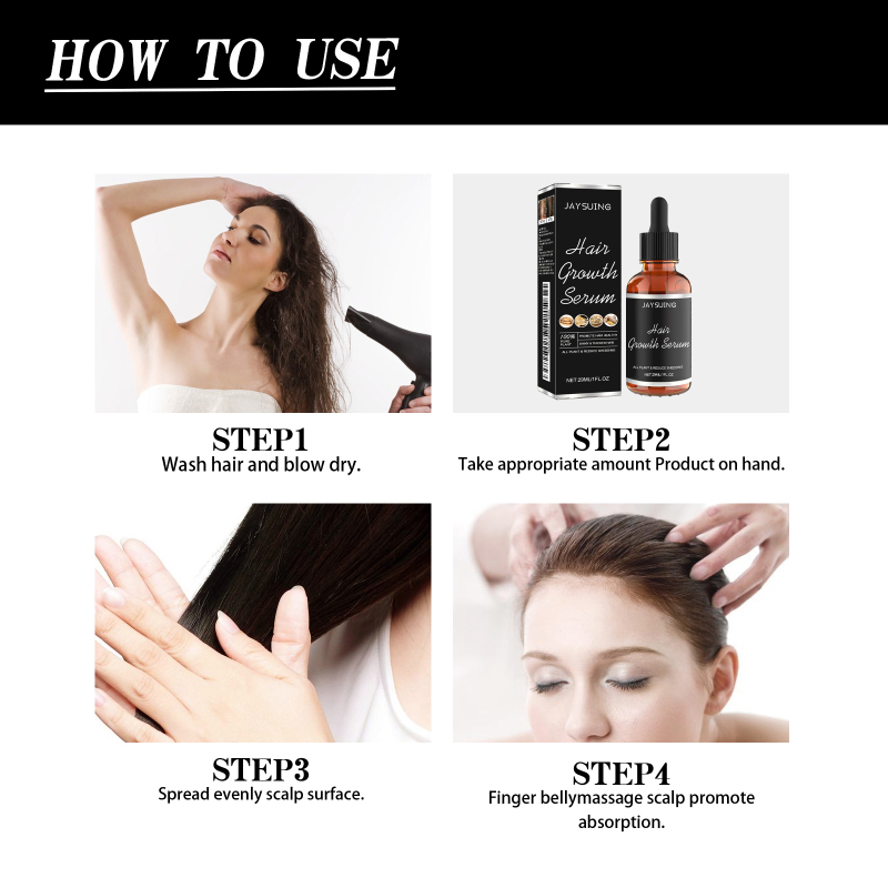 Jaysuing Hair Serum Gently Nourishes Scalp Massage For Gentle Hair Nourishing Essential Oil - Image 6
