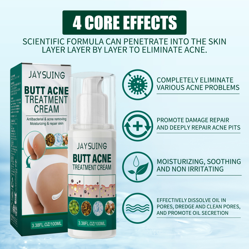 Jaysuing This Buttock Care Cream, Refreshing, Moisturizing Texture And Mild Ingredients. It Is A Body Cream That Provides Comfortable Care For Acne On The Buttocks - Image 4