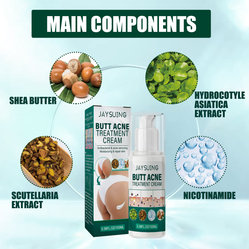 Jaysuing This Buttock Care Cream, Refreshing, Moisturizing Texture And Mild Ingredients. It Is A Body Cream That Provides Comfortable Care For Acne On The Buttocks - Image 5