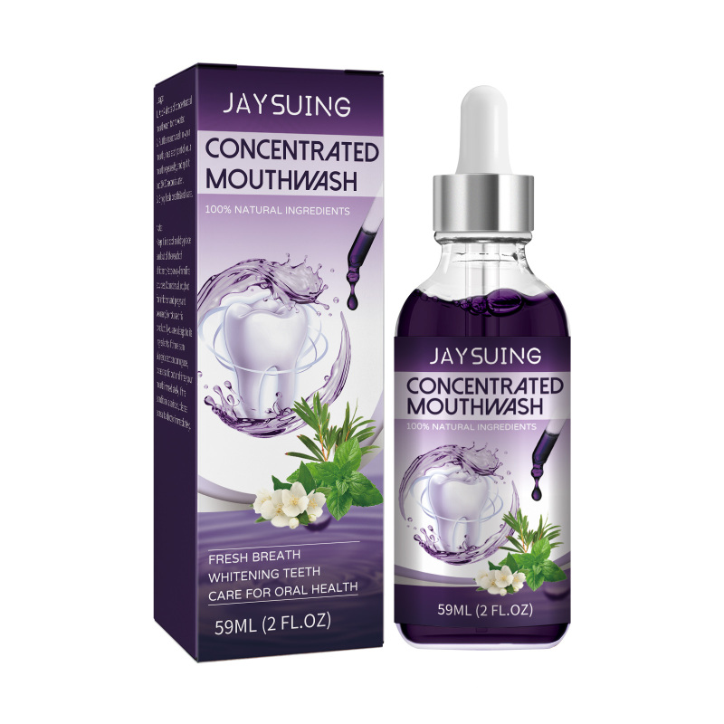 Jaysuing Concentrated Mouthwash, Clean Mouth Fresh Brightening White Teeth Mouthwash