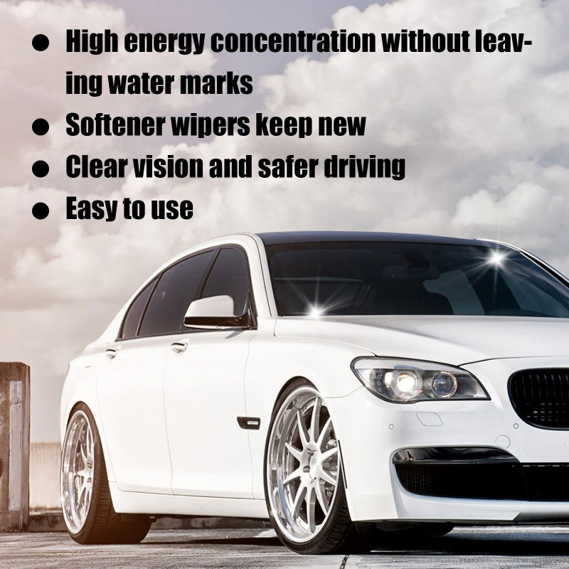 Rayhong Windshield Cleaner Effervescent Tablet, Clean Decontamination Remove Shellac Film Wiper Effervescent Tablet - Image 3