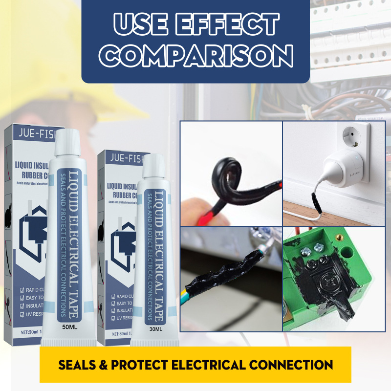 Jue-Fish Liquid Insulating Tape (White 50ml), Lithium Battery Sealant, Waterproof Bonding, Flame-Retardant And High-Temperature Resistant Circuit Board - Image 4