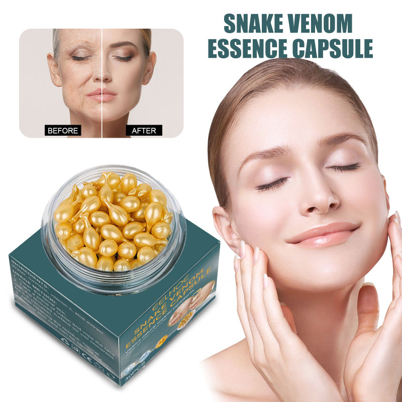 EELHOE Anti-Aging Essence Capsules, Firming And Lifting Moisturizing Facial Skin Lighten Fine Lines, Moisturize And Lighten Skin - Image 2