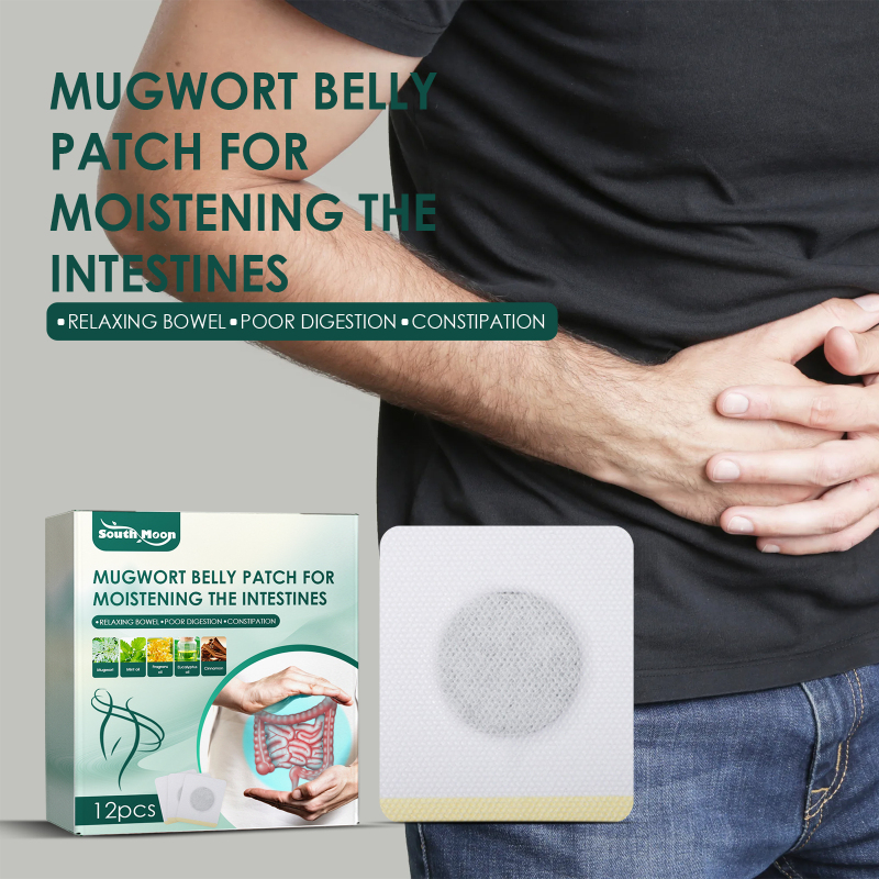 South Moon Mugwort Belly Patch For Moistening The Intestines, Gastrointestinal care slimming body shaping herbs navel paste - Image 2