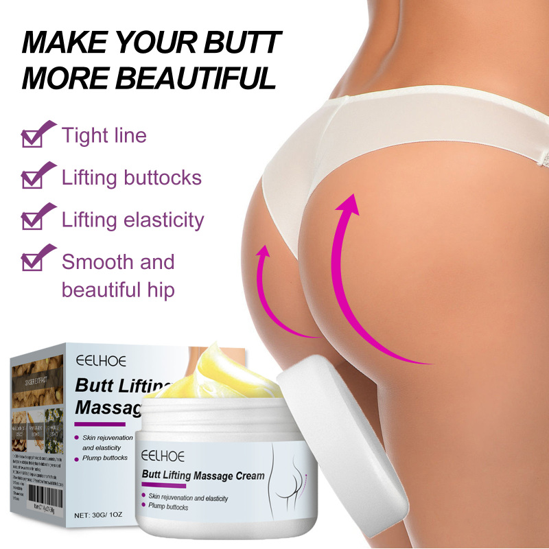 EELHOE Butt Massage Cream, Firming Body Skin And Enhancing Buttock Elasticity Moisturizing Massage Treatment Cream - Image 2