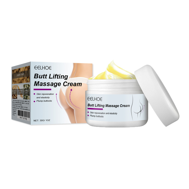 EELHOE Butt Massage Cream, Firming Body Skin And Enhancing Buttock Elasticity Moisturizing Massage Treatment Cream