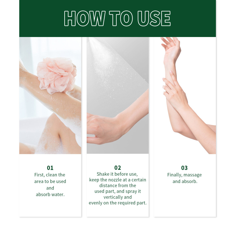 OUHOE Herbal Spray Slender, Shape Body Contour Highlight Body Curve Tight Skin Waist Shaping Spray - Image 6