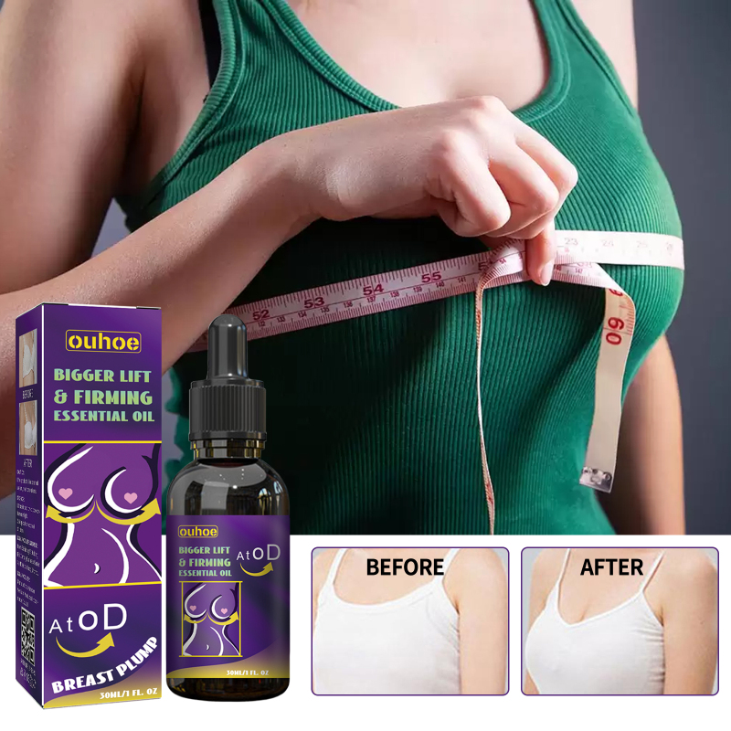 OUHOE Bigger Lift Firming Essential Oil, Beauty Breast Straight And Full Firming And Filling Gentle Moisturizing Massage Treatment Essential Oil - Image 2