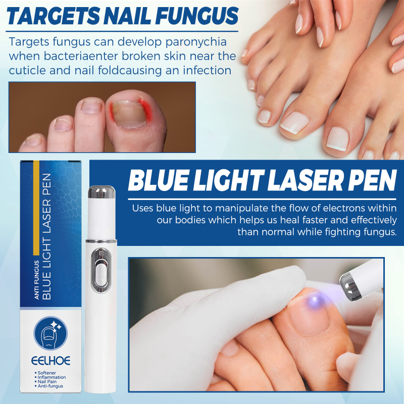 EELHOE Nail Blue Light Care Pen Gently Nourishes Nails, Making The Nail Surface Shiny And Simple To Use. Nail Care Pen - Image 2