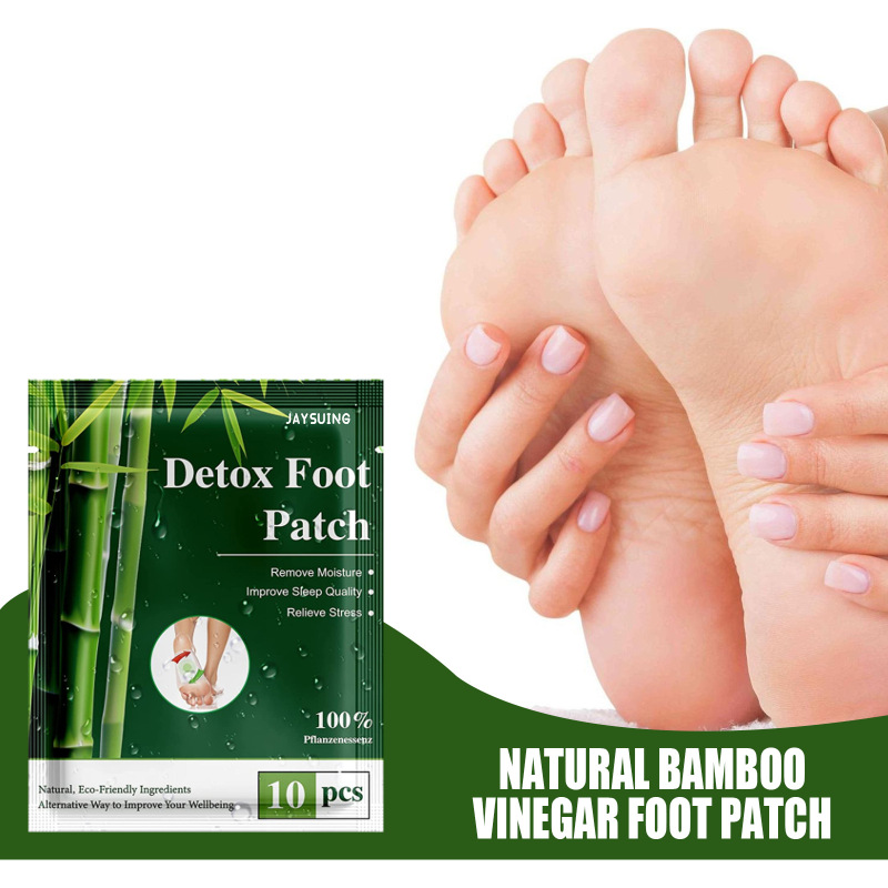 Jaysuing Bamboo Vinegar Sole Patch Gentle Clean Comfortable Massage Foot Relief Sole Discomfort Care Patch - Image 2
