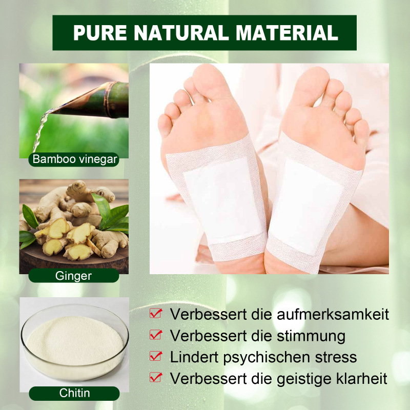 Jaysuing Bamboo Vinegar Sole Patch Gentle Clean Comfortable Massage Foot Relief Sole Discomfort Care Patch - Image 5