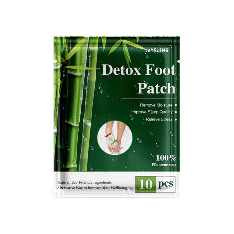Jaysuing Bamboo Vinegar Sole Patch Gentle Clean Comfortable Massage Foot Relief Sole Discomfort Care Patch