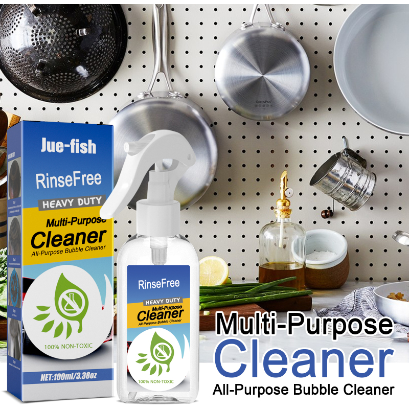 Jue-Fish Mult-Purpose Cleaner, Cooktop Kitchen Utensils Multi-Purpose Oil Cleaning Agent - Image 2