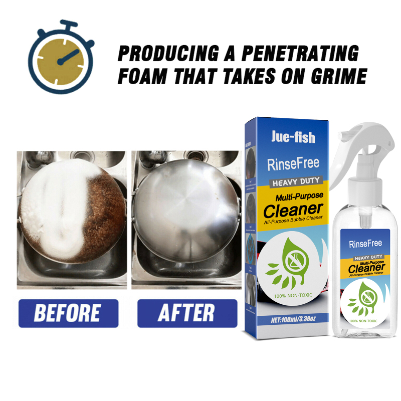 Jue-Fish Mult-Purpose Cleaner, Cooktop Kitchen Utensils Multi-Purpose Oil Cleaning Agent - Image 3