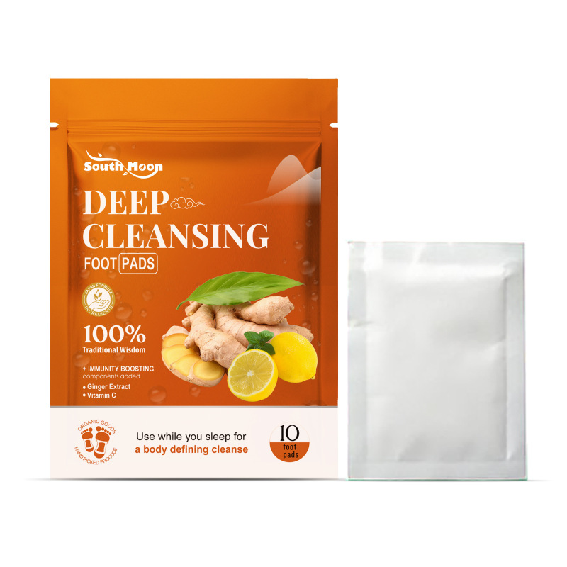 South Moon Ginger Deep Cleansing Foot Patch, Relieve Gentle Care Of Physical Discomfort Foot Care Patch