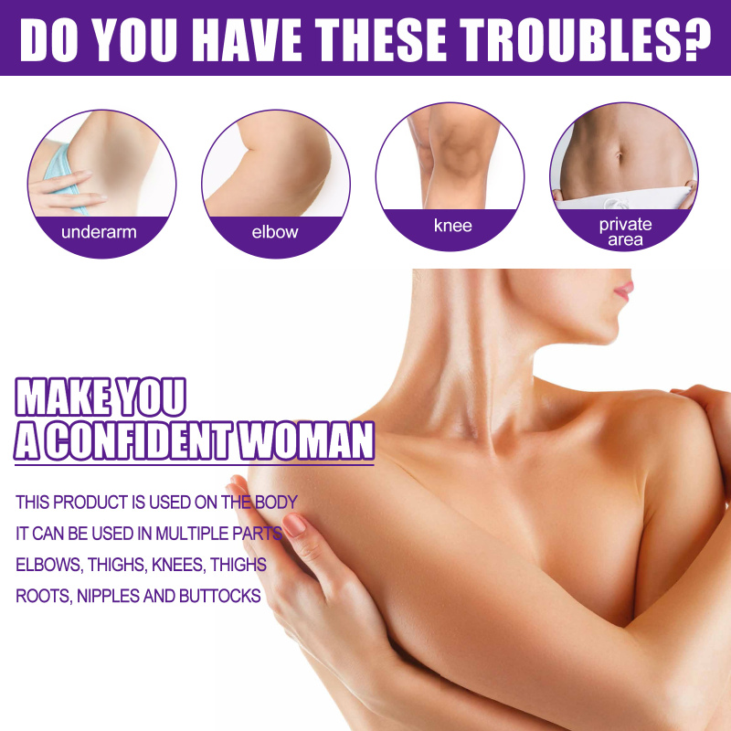 EELHOE Body Care Cream Gentle Care For Armpit Knee Joint Moisturizing Skin Care Cream - Image 3