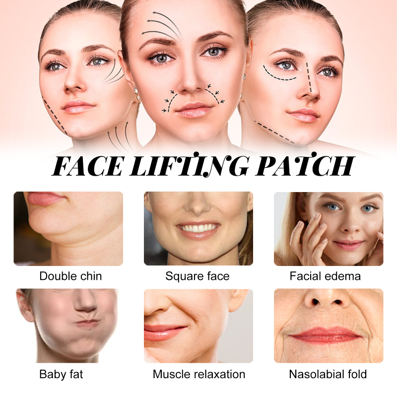 EELHOE Face Invisible Lift Tape, Lift Tighten Chin Fade Line Shape V-shaped Melon Seed Face Stick - Image 3