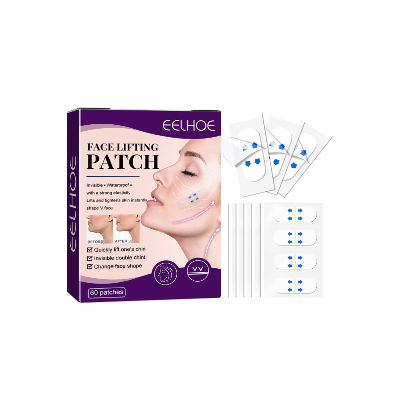 EELHOE Face Invisible Lift Tape, Lift Tighten Chin Fade Line Shape V-shaped Melon Seed Face Stick