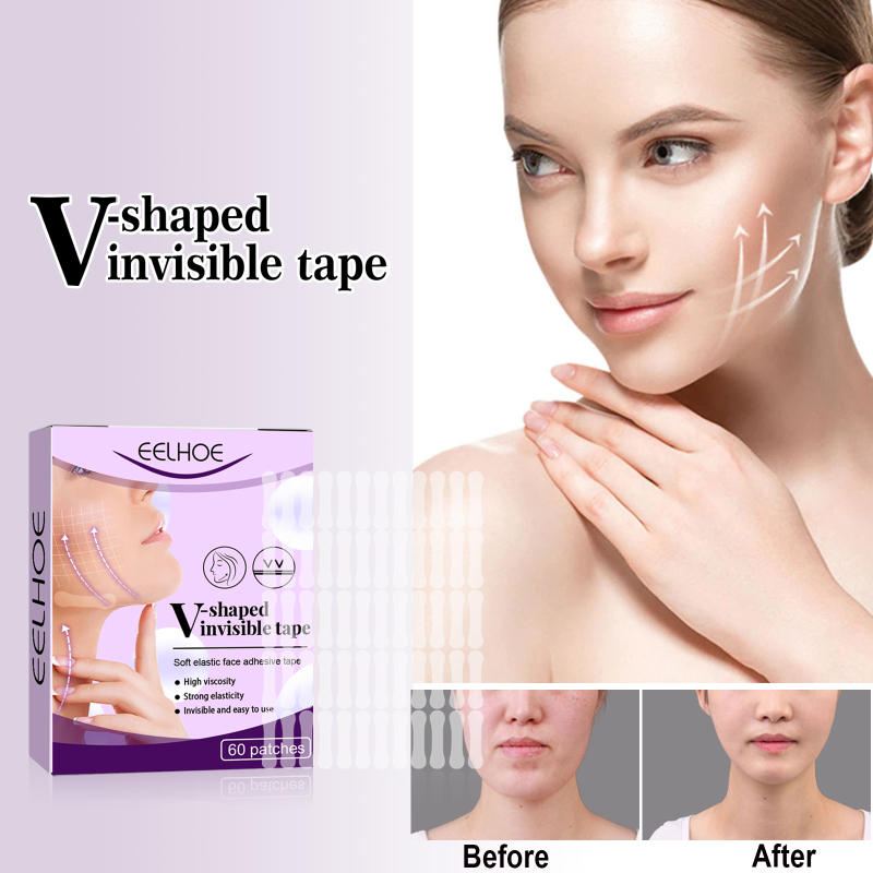 EELHOE Facial Lifting Patch, Lift Face Double Chin V Face Melon Seed Face Invisible Lifting Patch - Image 2