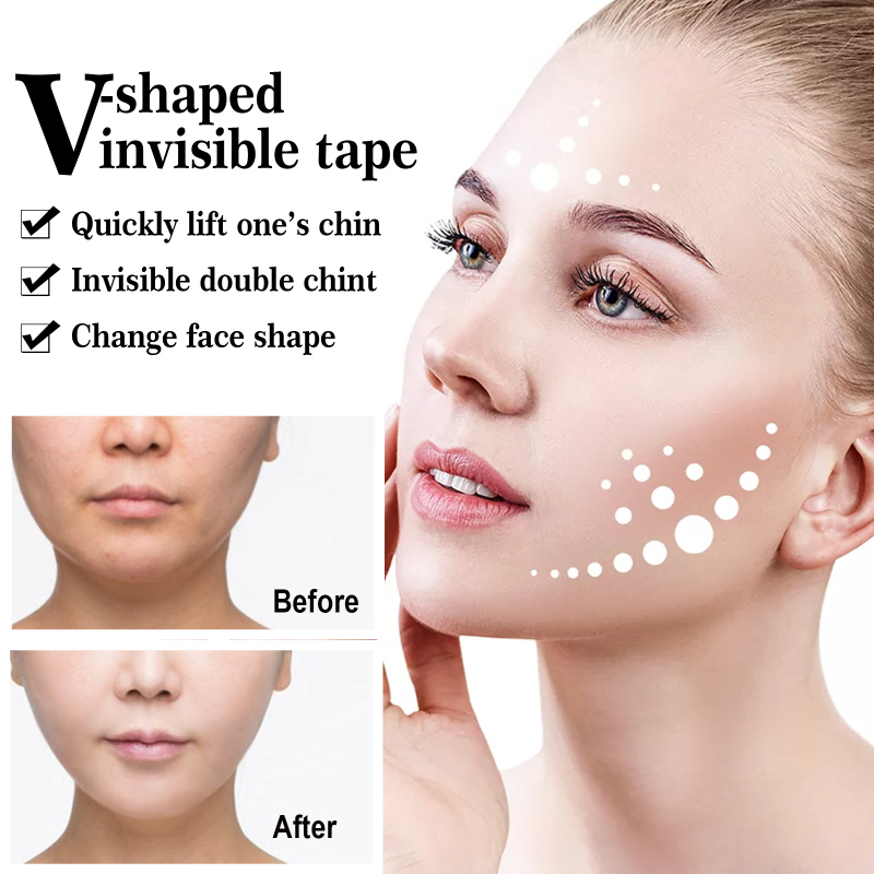 EELHOE Facial Lifting Patch, Lift Face Double Chin V Face Melon Seed Face Invisible Lifting Patch - Image 4