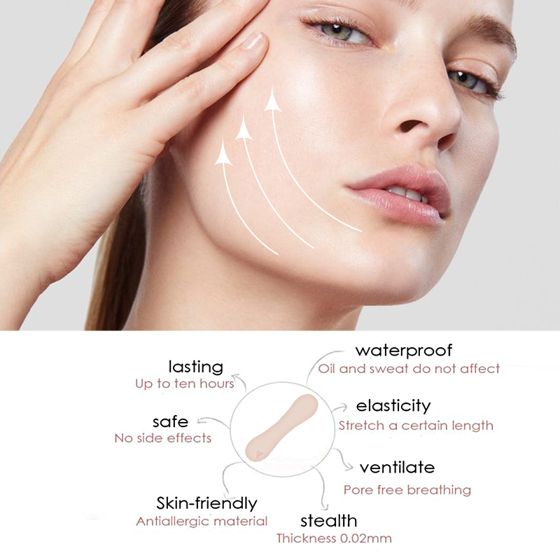 EELHOE Facial Lifting Patch, Lift Face Double Chin V Face Melon Seed Face Invisible Lifting Patch - Image 5