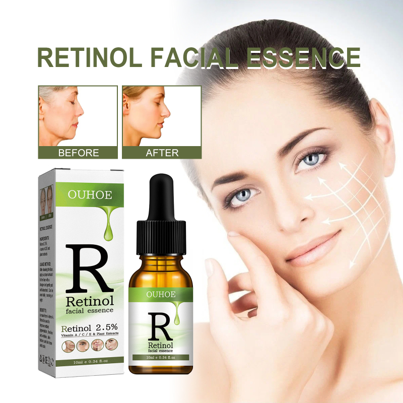 OUHOE Retinol Serum, Face Anti-Wrinkle Firming Brightening Soft And Smooth Skin Serum - Image 2