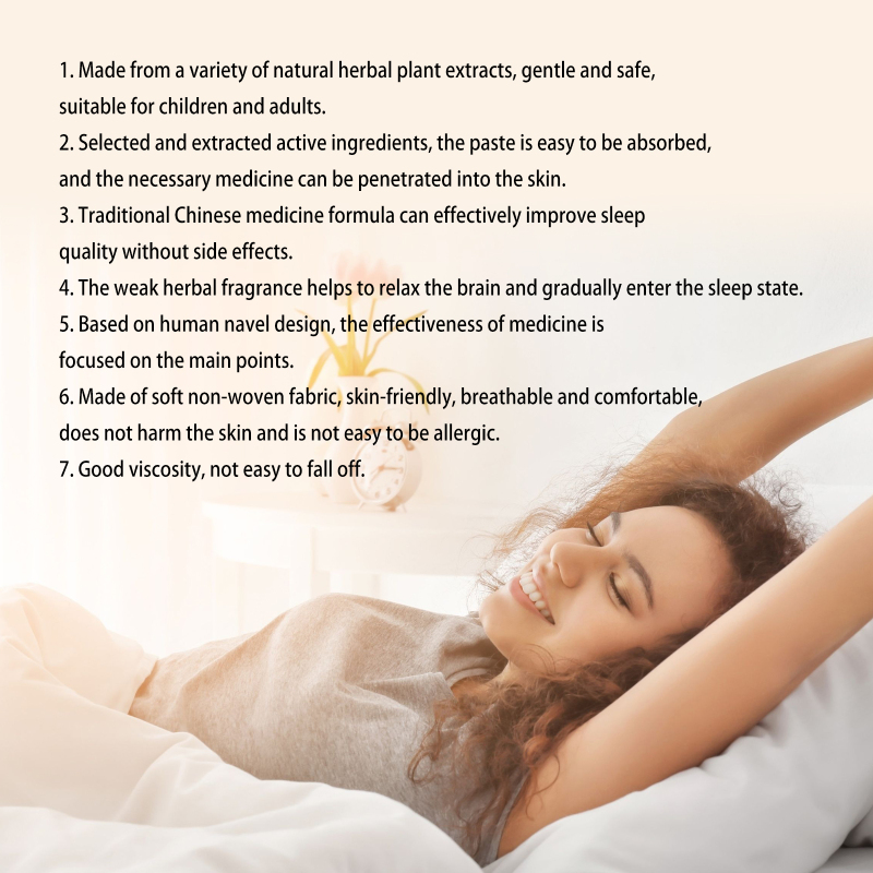 Jaysuing Herbal Sleep Patch, With Poor Sleep Quality And Too Many Dreams To Sleep Shallow Care Sleep Navel Patch - Image 3
