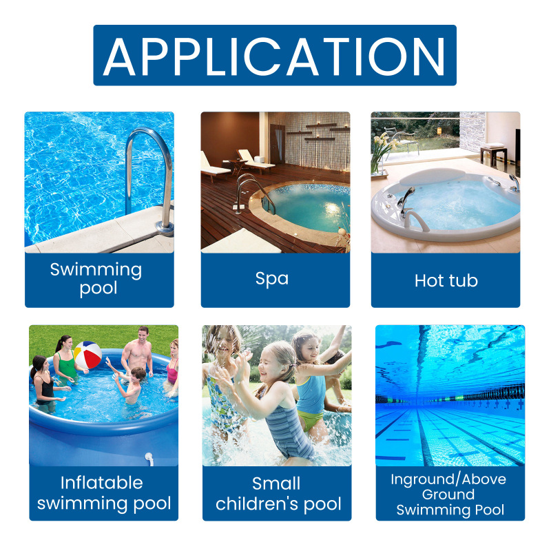EELHOE Pool Effervescent Chlorine Tablets, Water Quality Cleaner Remove Algae And Green Water Decontamination Effervescent Tablets - Image 4