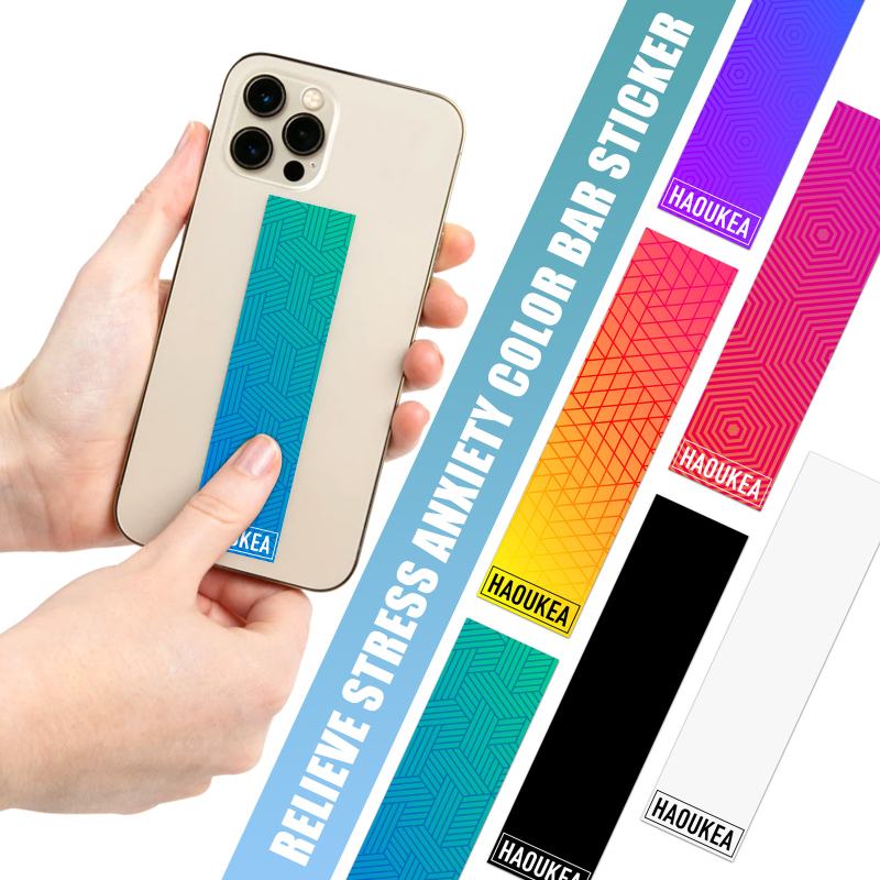 AMZ Color Strip Stickers In Solid Color, Comfortable Anxiety Tools, Creative And Easy To Play With, Portable And Lightweight Stickers For Daily Use - Image 6