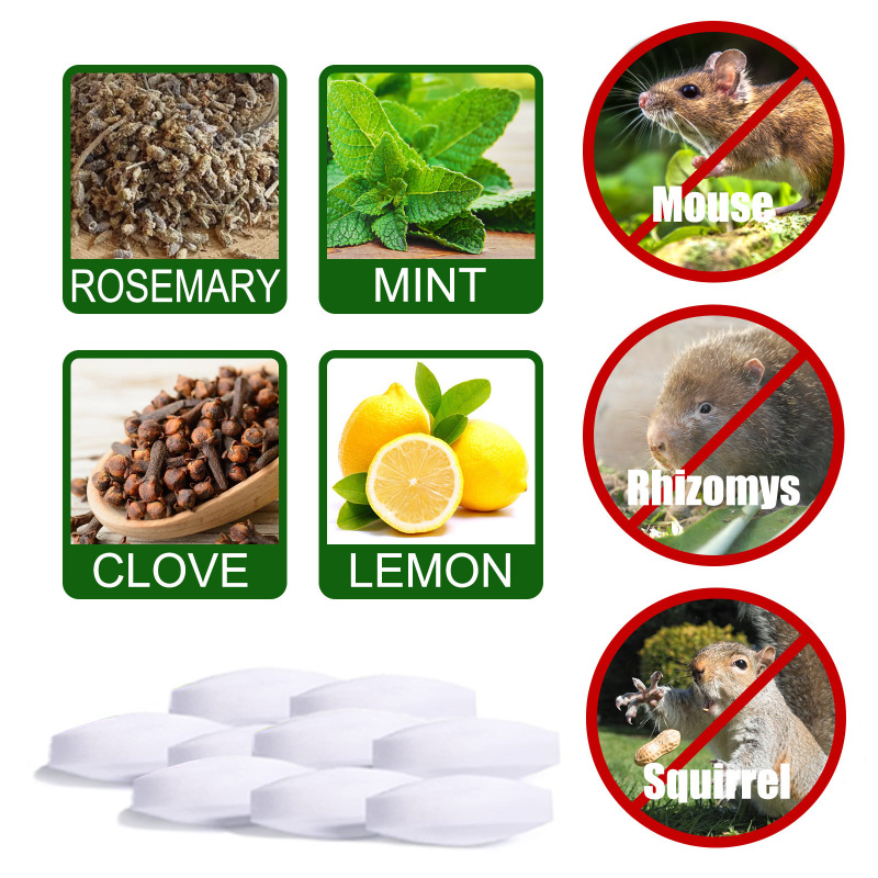 Yegbong Mouse Repeller, Mouse Repellent Gardeners Use Car Engine Rodent Repellent - Image 5