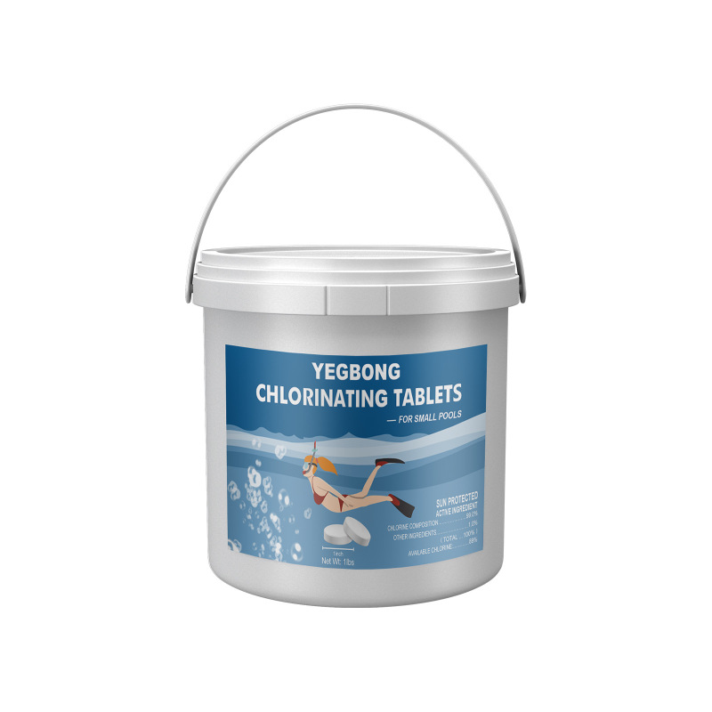 Yegbong Chlorinated Pool Tablets Improve Water Quality Clarifying Effervescent Tablets Multi-Functional Instant Cleaning To Remove Odors